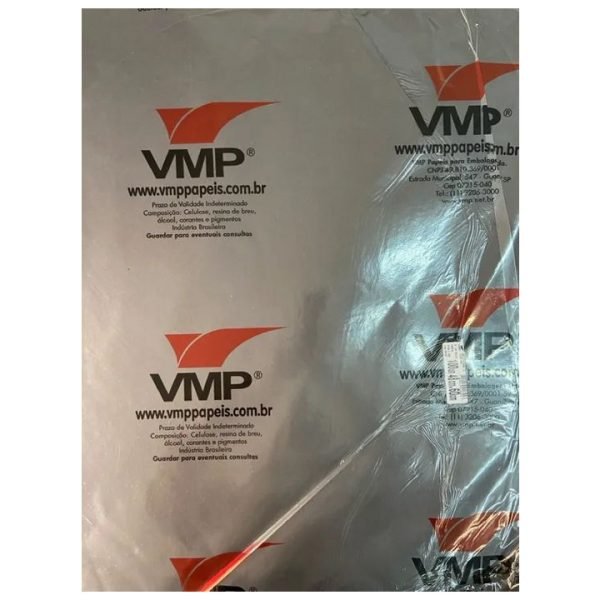 PACOTE DE PAPEL SEDA PRETO 48X60CM C/ 100 20G V.M.P