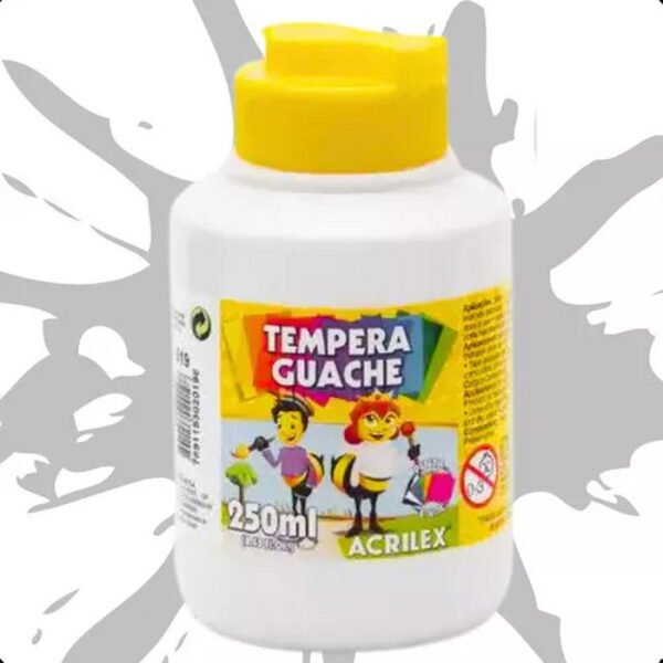 TINTA GUACHE250 ML BRANCO ACRILEX - Image 2