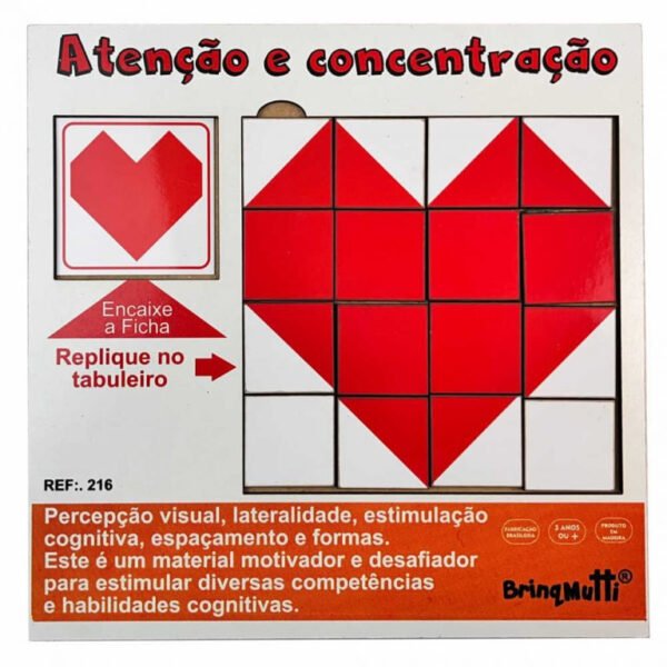 ATENÇÃO E CONCENTRACAO REF 216 BRINQMUTTI - Image 2