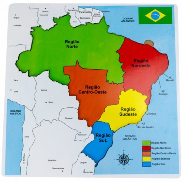MAPA DO BRASIL QUADRADO REF 071 BRINQMUTTI - Image 2
