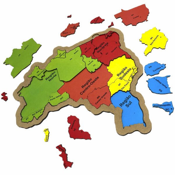 MAPA DO BRASIL RECORTADO REF 169 BRINQMUTTI