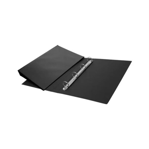 FICHARIO SIMPLES 4 ARGOLAS S/ PLASTICO 255X330 75MM PRETO DAC - Image 3