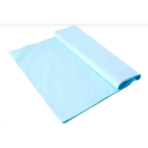 PACOTE DE PAPEL SEDA AZUL CLARO 48X60CM C/ 100 20G V.M.P