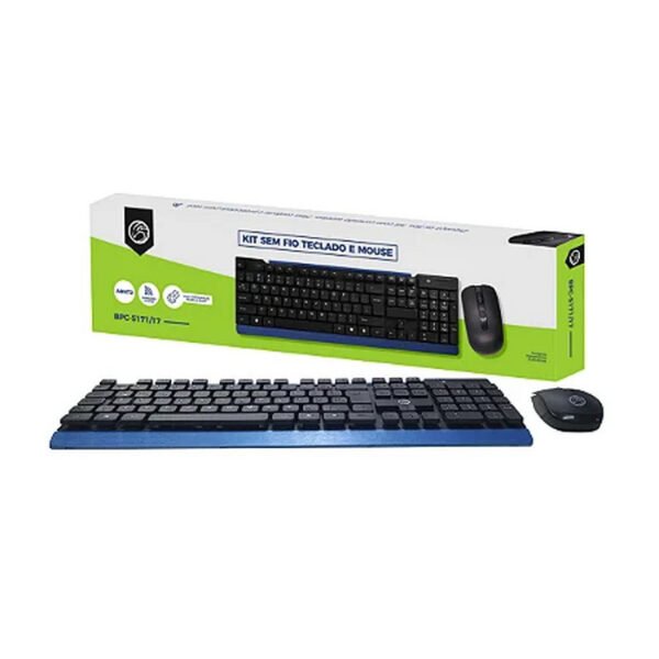 KIT S/ FIO TECLADO E MOUSE BPC-5271/17 BRAZILPC - Image 2
