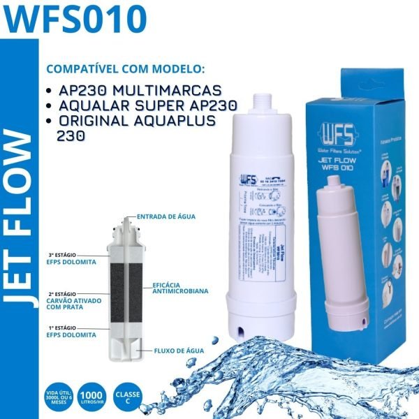 FILTRO BEBEDOURO MULTIUSO JET FLOW WFS010 WFS