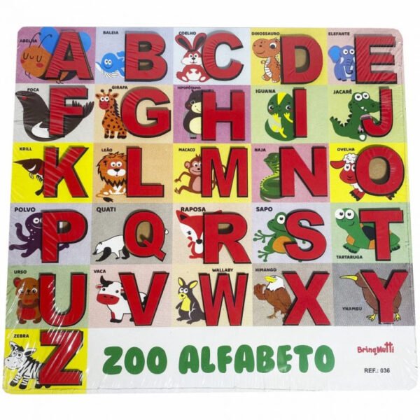 ZOO ALFABETO REF 036 BRINQMUTTI