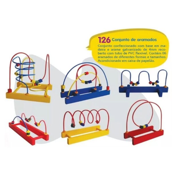 CONJUNTO ARAMADOS C/6 PEÇAS SONHO DE CRIANÇA