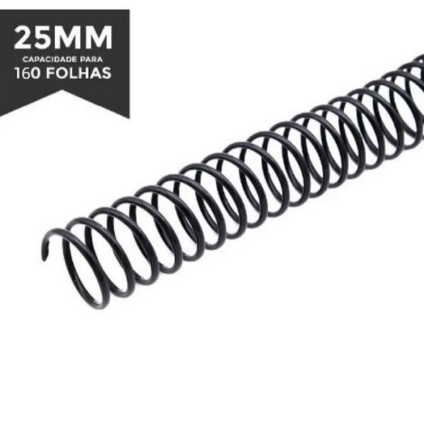 PACOTE DE ESPIRAL 25MM PARA 160 FOLHAS C/48 AFORPLASTIC