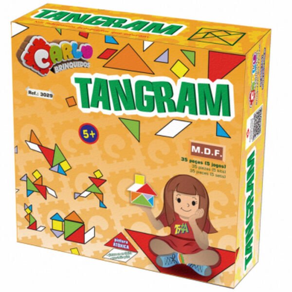 TANGRAM C/35 PEÇAS MDF CARLU