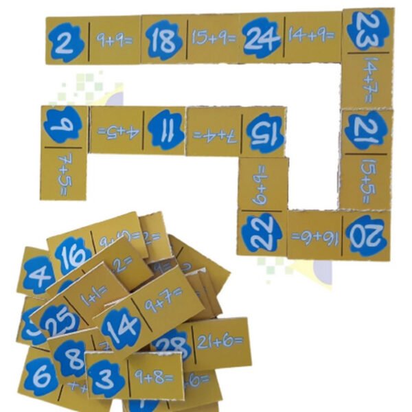 DOMINO DE MULTIPLICACAO EM MADEIRA SONHO DE CRIANÇA - Image 3