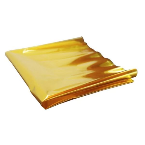 PACOTE DE PAPEL CELOFANE 85X1,00 POLICOR AMARELO C/ 50 CROMUS