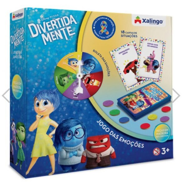 JOGO DE CARTAS DIVERTIDAMENTE JOGO DA EMOÇÃO XALINGO