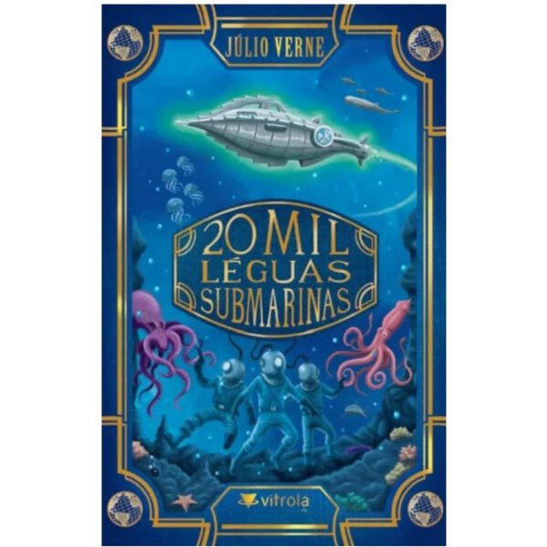 LIVRO 20 MIL LÉGUAS SUBMARINAS JULIO VERNE