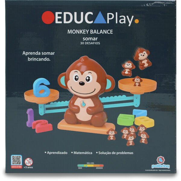 BRINQUEDO EDUCAPLAY MONKEY BALANCE SOMAR POLIBRINQ
