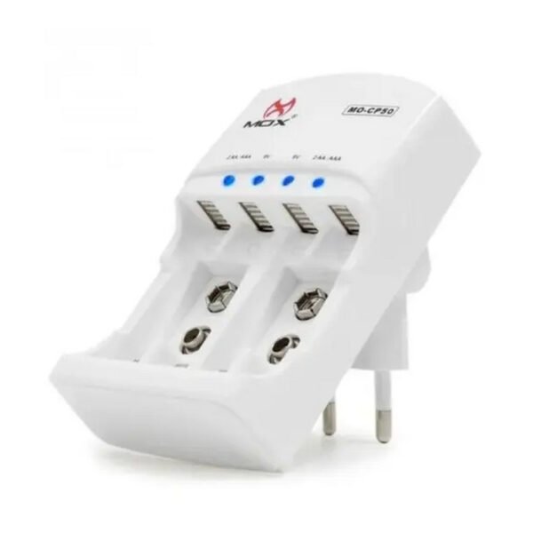 CARREGADOR DE PILHAS MO-CP52 C/ 4 PILHAS AAA  MOX - Image 3