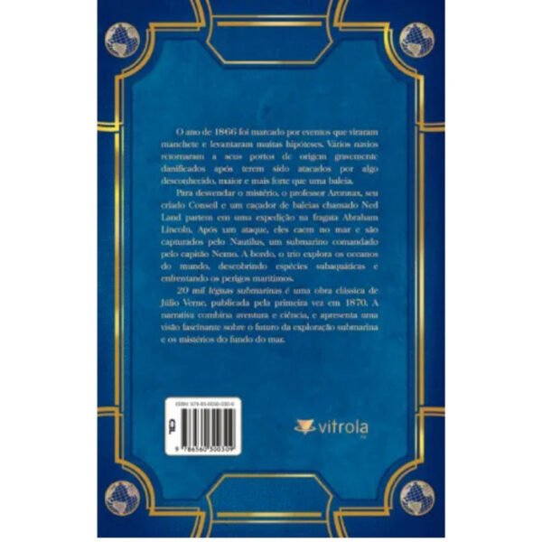 LIVRO 20 MIL LÉGUAS SUBMARINAS JULIO VERNE - Image 2