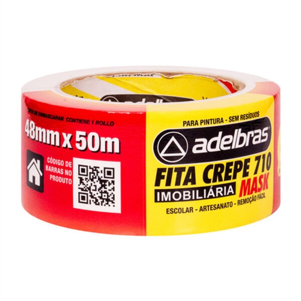 FITA CREPE BRANCA 710 48X50 ADELBRAS