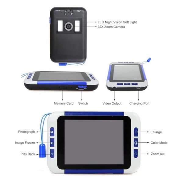 LUPA DIGITAL PORTATIL TELA 3.5" COLORIDA GYQIZIO - Image 3