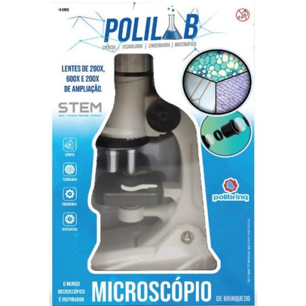 MICROSCÓPIO INFANTIL 22CM 1200X POLIBRINQ - Image 2