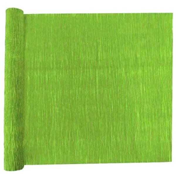 PAPEL CREPOM COMUM VERDE FOLHA 48X200 C/10 RIDET