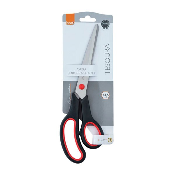 TESOURA BLISTER 24,5 CM ANATOMICO BRW