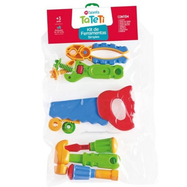 KIT DE FERRAMENTAS BRINCANDO DE PROFISSÕES TATETI
